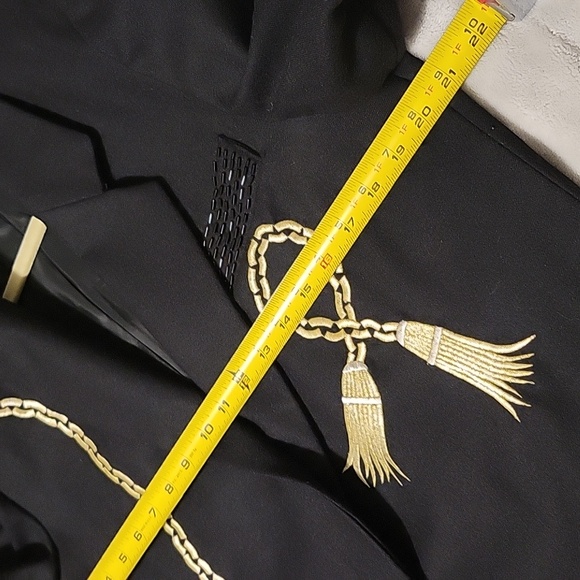 Adam Douglas Adrianna Papell Beaded Bk Jacket/Blazer sz 8 VTG - Picture 10 of 12